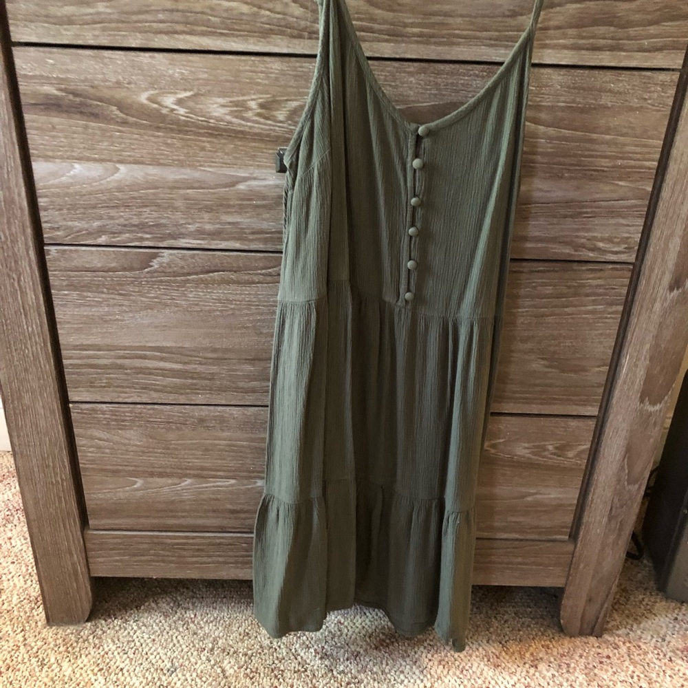 Green sun dress